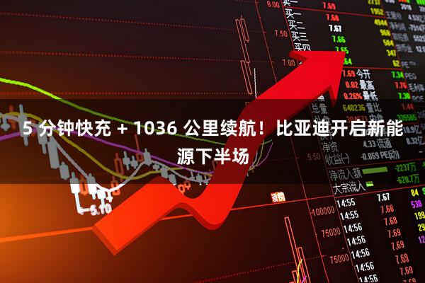 5 分钟快充 + 1036 公里续航！比亚迪开启新能源下半场