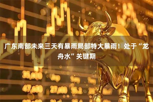 广东南部未来三天有暴雨局部特大暴雨！处于“龙舟水”关键期